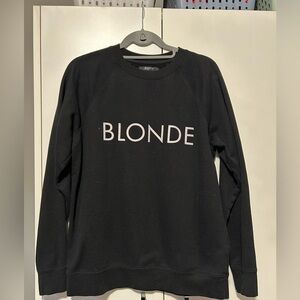 Blonde Sweatshirt by brunette the label (size medium/large)